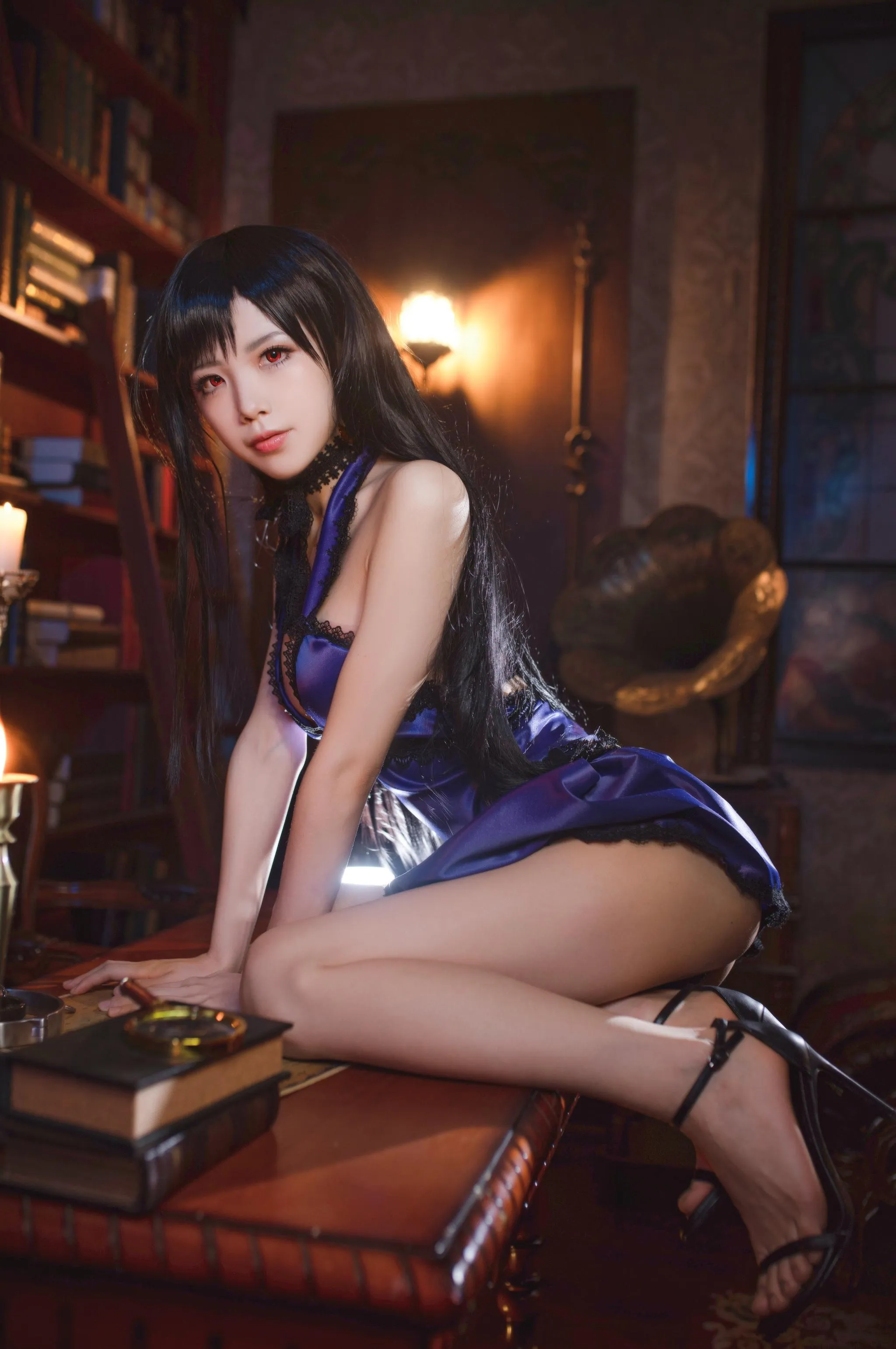 水淼Aqua – NO.43 蒂法旗袍和礼服 [40P]插图6